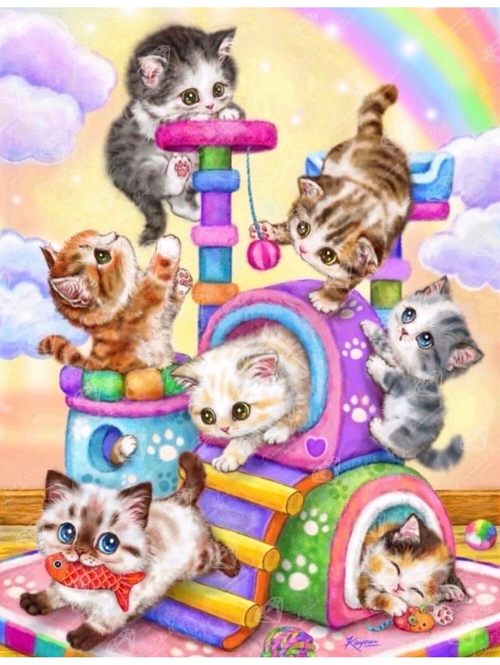Time to Play by Hayomi Harai - Diamond Art Club